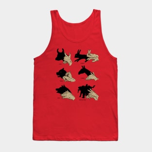 Zombie Shadow Puppets - Light Shirt Version Tank Top